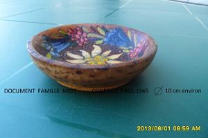 233Coupelle bois TYROL 1945